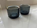 2 iittala Kastehelmi waxine, Huis en Inrichting, Ophalen of Verzenden, Zo goed als nieuw, Overige materialen, Minder dan 25 cm