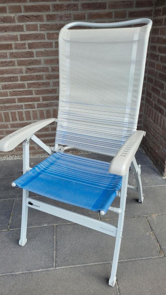 Dukdalf Campingstoel met hoge rug, Caravans en Kamperen, Kampeermeubelen, Zo goed als nieuw, Campingstoel, Ophalen