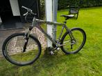 Mountainbike jongensfiets zwart zilver 50/26 24 versnellings, Fietsen en Brommers, Fietsen | Jongens, Zo goed als nieuw, Ophalen