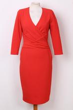 Feestdagen! Geplooide jurk Mart Visser maat M, Kleding | Dames, Jurken, Maat 38/40 (M), Zo goed als nieuw, Knielengte, Rood
