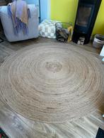 Vloerkleed Solis Naturel Rond juten 200 cm Kwantum, Ophalen, Gebruikt, Beige, Rond