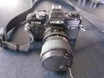 Minolta x-700 incl telelens en flitser, Audio, Tv en Foto, Fotocamera's Analoog, Ophalen, Gebruikt, Spiegelreflex, Minolta