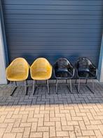 Vintage fiberglass kuipstoelen., Ophalen, Gebruikt, Overige kleuren, Vintage / industriële look