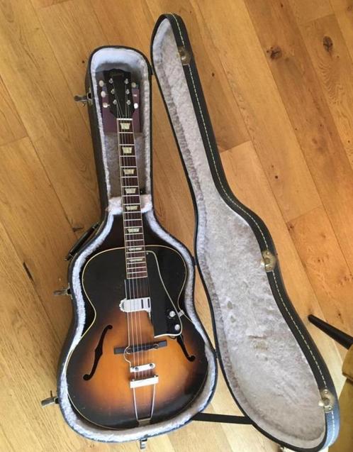 1948 Gibson L-50 – Een klasse vintage gitaar, Muziek en Instrumenten, Snaarinstrumenten | Gitaren | Elektrisch, Gebruikt, Hollow body