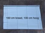 Aluminium jaloezie wit  160 x 100, Ophalen, Gebruikt, 150 tot 200 cm, Wit