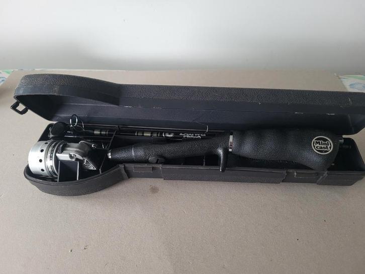 2x Daiwa minicast reishengeltjes., Watersport en Boten, Hengelsport | Algemeen, Gebruikt, Molen, Ophalen of Verzenden