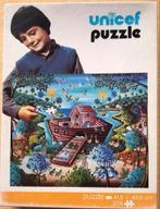 Vintage Unicef puzzel Noah’s ark - ZGAN, Ophalen of Verzenden, Minder dan 500 stukjes, Zo goed als nieuw