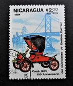 Nicaragua - auto - oldtimer - Ford 1903 - C2.00 1984, Postzegels en Munten, Auto's, Ophalen, Gestempeld