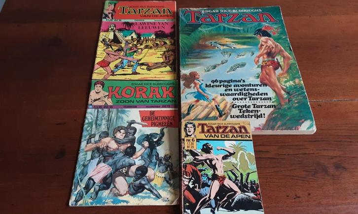 Tarzan van de apen Kornak zoon van Tarzan Edgar Rice Burroug, Boeken, Strips | Comics, Gelezen, Meerdere comics, Europa, Ophalen of Verzenden