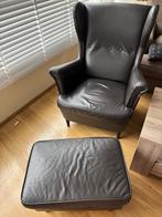 Fauteuil Strandmon + hocker, Huis en Inrichting, Fauteuils, Ophalen, 75 tot 100 cm, 50 tot 75 cm