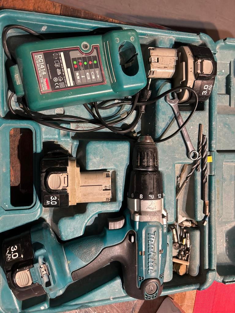 Makita accutol, Ophalen, Gebruikt