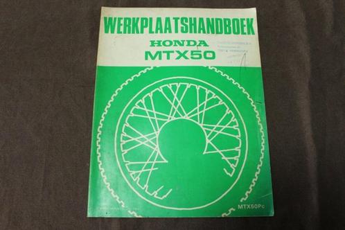 Honda MTX50 1983 bromfiets werkplaatsboek MTX 50 Pc, Fietsen en Brommers, Handleidingen en Instructieboekjes, Gebruikt, Ophalen of Verzenden