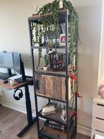 Industriële Kast met Houten Details, Met plank(en), Minder dan 50 cm, Gebruikt, Ophalen of Verzenden