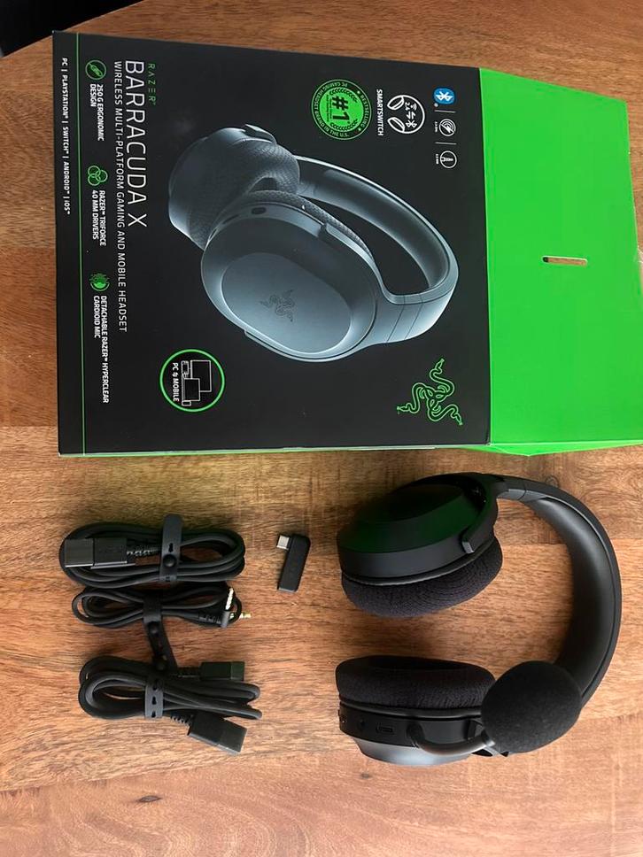 Razer Barracuda X headset (ps5 en pc), Computers en Software, Headsets, Zo goed als nieuw, Ophalen