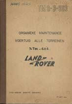 Landrover reparatieboek 1/4 ton 4 x 4 leger militair, Ophalen of Verzenden