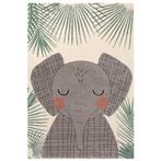 Kindervloerkleed Vloerkleed Olifant Junko Nattiot, Kinderen en Baby's, Kinderkamer | Inrichting en Decoratie, Nieuw, Ophalen of Verzenden