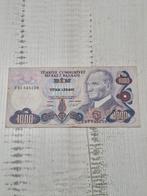 Turkije  1000 Lira 1970-1981 Bankbiljet, Postzegels en Munten, Bankbiljetten | Europa | Niet-Eurobiljetten, Ophalen of Verzenden