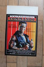 filmaffiche Commando Arnold Schwarzenegger filmposter, Ophalen of Verzenden, A1 t/m A3, Zo goed als nieuw, Rechthoekig Staand