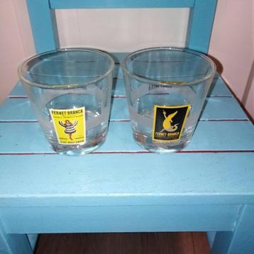 Fernet-Branca Milano glazen 2 stuks beschikbaar voor biedingen