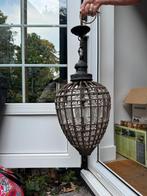 Druppelvormige kroonluchter, stijlvol, brocant, Huis en Inrichting, Lampen | Hanglampen, Ophalen, Glas