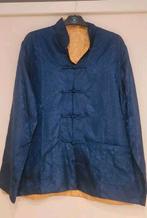 Chinees jasje - Blauw/Geel - Maat M/L, Geen merk, Ophalen of Verzenden, Gedragen, Maat 48/50 (M)