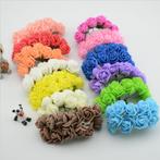 144 Kunst Rozen / Nep Plant Bloemen Hobby Knutsel Bruiloft, Verzenden, Nieuw