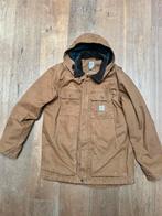 Carhartt Workwear Duck Fleece Jack & Hoodie Bruin/Camel M, Ophalen of Verzenden, Gedragen, Maat 48/50 (M), Bruin