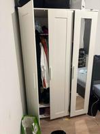Brimnes kledingkast met spiegel - Zo goed als nieuw!, Huis en Inrichting, Kasten | Kledingkasten, Overige materialen, Ikea Netherlands