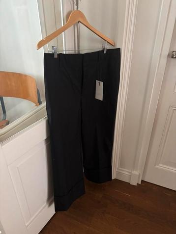 Zara chino pantalon, zwarte barrell broek, maat L beschikbaar voor biedingen