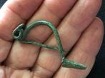 Top: Bodemvondst INTACTE Keltisch Romeinse DRAAD FIBULA !!, Ophalen of Verzenden