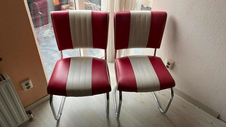 Bel air , american dining chairs .  Jolina products label, Huis en Inrichting, Stoelen, Zo goed als nieuw, Overige kleuren, Ophalen of Verzenden