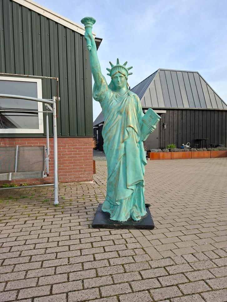 Vrijheidsbeeld,liberty statue,lifesize,levensgrote beelden,, Verzamelen, Beelden en Beeldjes, Gebruikt, Ophalen