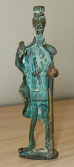 beeldje brons 16 cm hoog antiek, Gebruikt, Ophalen of Verzenden, Mens