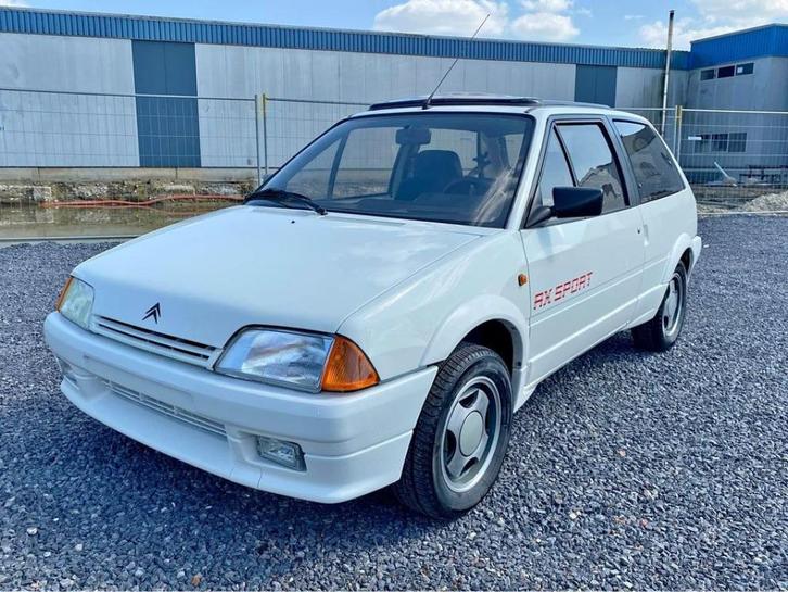 CITROEN AX SPORT  -  ruilen mogelijk, Auto's, Oldtimers, Particulier, Citroën, Benzine, Coupé, Handgeschakeld, Wit, Zwart, Velours