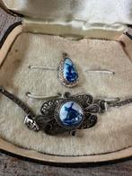 Handgemaakt Delfts blauwe armband, Sieraden, Tassen en Uiterlijk, Antieke sieraden, Ophalen of Verzenden, Overige materialen, Armband