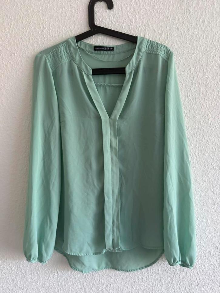 Atmosphere blouse mintgroen, maat 36, Kleding | Dames, Blouses en Tunieken, Zo goed als nieuw, Maat 36 (S), Groen, Ophalen of Verzenden