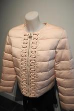 Elisabetta Franchi nieuwe poeder roze jas gouden hanger IT46, Maat 38/40 (M), Nieuw, Roze, Elisabetta Franchi