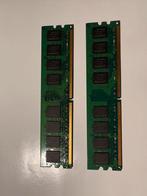 2x 1GB DDR2 RAM Geheugen, Computers en Software, RAM geheugen, Gebruikt, Ophalen of Verzenden, DDR2, Desktop