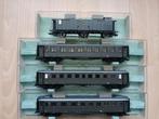 Stam  4 Roco rijtuigen Wurttemberger van de DRG. Als nieuw., Gelijkstroom, Wagon, Ophalen of Verzenden, Zo goed als nieuw