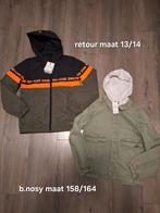 Twee jassen Retour en B.Nosy, maat 158/164, Kinderen en Baby's, Kinderkleding | Maat 158, Nieuw, Ophalen of Verzenden, Jongen