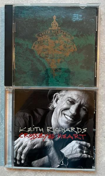 2 cd's Keith Richards (zie omschrijving)(cd rock) beschikbaar voor biedingen