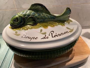 Prachtige Franse originele soepterrine beschikbaar voor biedingen