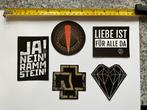 5 verschillende sticker van Rammstein nieuw zie foto,s, Nieuw, Ophalen of Verzenden, Foto of Kaart, 5 verschillende sticker van Rammstein nieuw zie foto,s