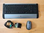 Logitech Cordless Desktop S510 | Toetsenbord en muis combi, Computers en Software, Gebruikt, Logitech, Ophalen of Verzenden, Draadloos