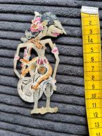 Kleine Indonesische Wayang Kullit popje plaatje?, Ophalen of Verzenden