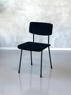Gispen 1231 eettafelstoel vintage design eetkamerstoel zwart, Huis en Inrichting, Stoelen, Gebruikt, Culemborg, Zwart, Vintage