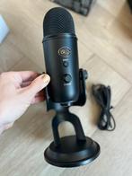 Blue Yeti Microfoon - micro USB - Zwart, Ophalen of Verzenden, Zo goed als nieuw, Studiomicrofoon
