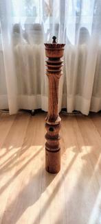 Mooie vintage grote houten pepermolen, Ophalen of Verzenden, Gebruikt