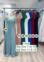 SALE pastel kleur grote maat galajurk 50, 52, 54, Galajurk, Overige kleuren, Maat 46/48 (XL) of groter, Nieuw