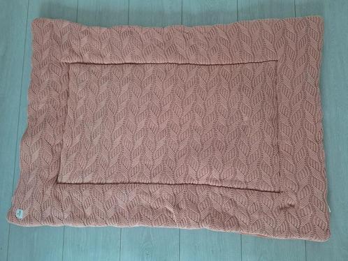 Jollein Boxkleed Spring Knit Rosewood, Kinderen en Baby's, Boxen, Gebruikt, Rechthoekig, Boxkleed, Ophalen of Verzenden